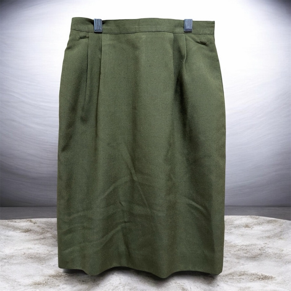 Elegant Olive Green Women's Skirt